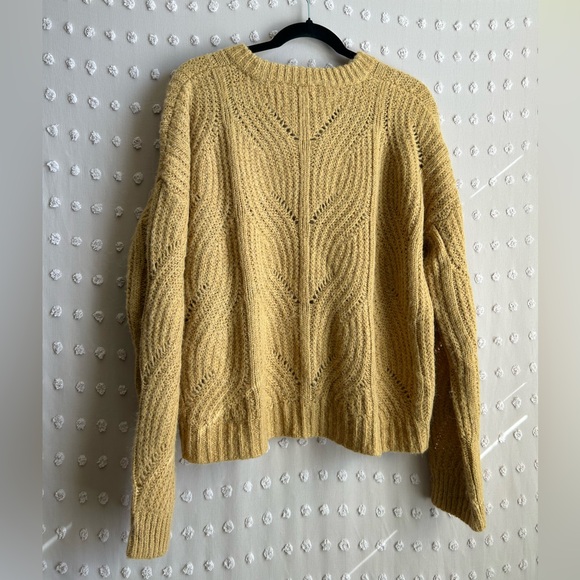 Madewell Tan Cable Knit Sweater - Picture 2 of 5